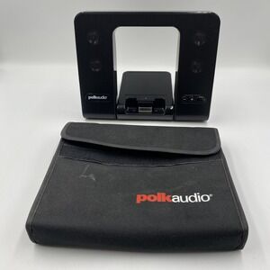 Polk Audio miDock Portfolio‎ Portable Speaker Dock 30 Pin iPod AUX Case Works